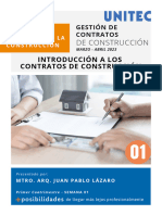 01 - Introducción A Los Contratos de Construcción