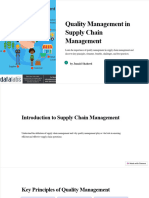 Quality Management in Supply Chain Management