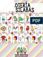 Lotería de Sílabas 