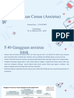 Gangguan Cemas (Anxietas) : Achmad Fazar - 223307020092 Pembimbing: Dr. Dr. Adhayani Lubis, SP - KJ