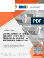 Las Humanidades y Las Ciencias Sociales en Armonía Con La Tecnología, El Humanismo y La Sostenibilidad - Academia Journals Puebla IEU 2023