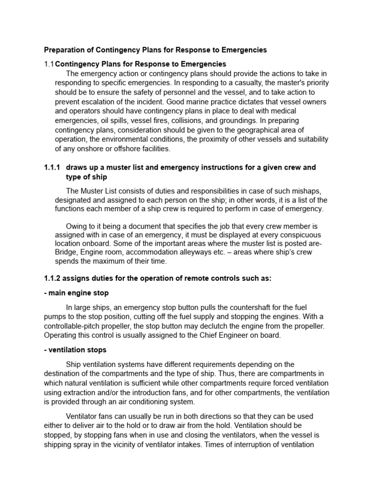 Survival Craft Team Responsibilities | PDF | Carbon Dioxide | Pump