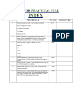 Index Sample