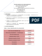 Análisis Químico de Medicamentos