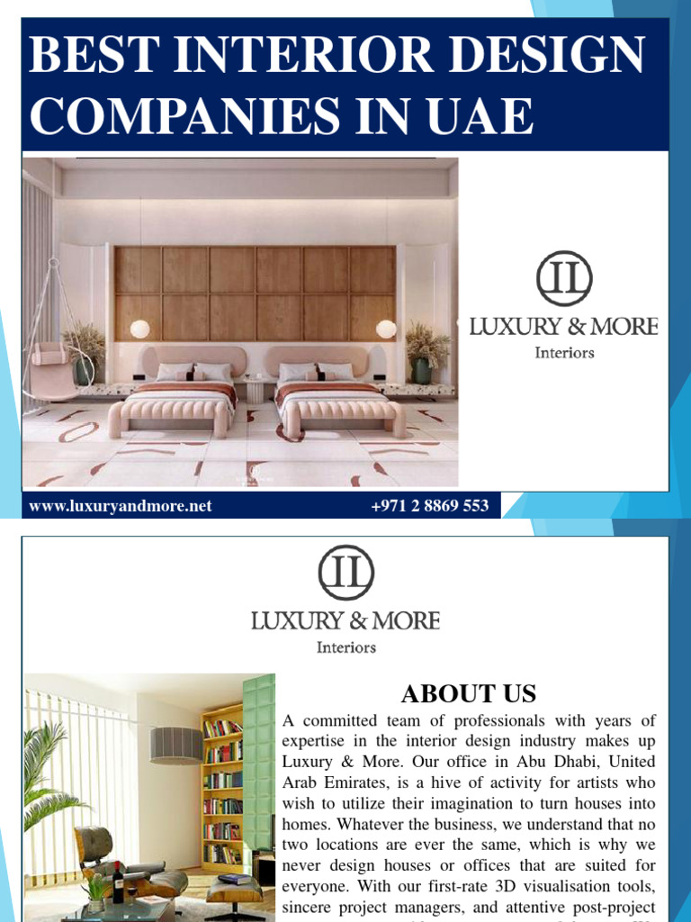 Top Interior Design Firm in UAE | PDF | United Arab Emirates | Interior ...