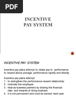 Lecture 9 Incentive Pay System