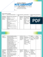 Formato Plan Analitico - Sexto Grado