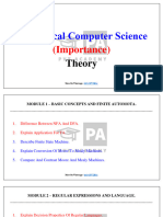 Theoretical Computer Science Theory IMP