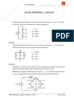 Exercices Chapitre 1 - Partie B