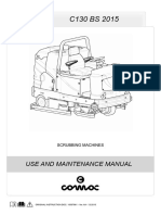 Use and Maintenance Comac c130 B Floor Scrubber