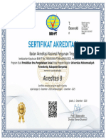 Sertifikat Akreditasi IPS - S2 - 2020