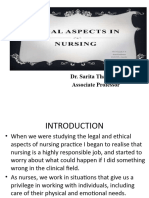 Legal Aspects in Nursing