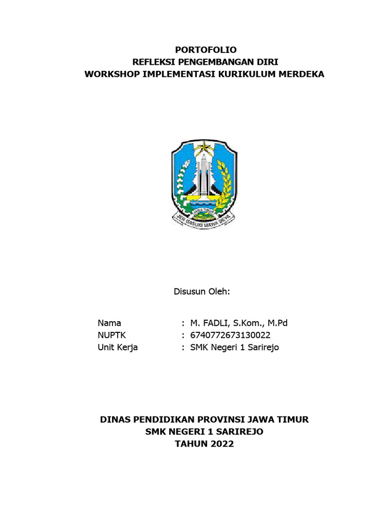REFLEKSI WORKSHOP Kurikulum Merdeka | PDF