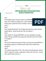 Nilai Pecahan Suatu Kuantitas