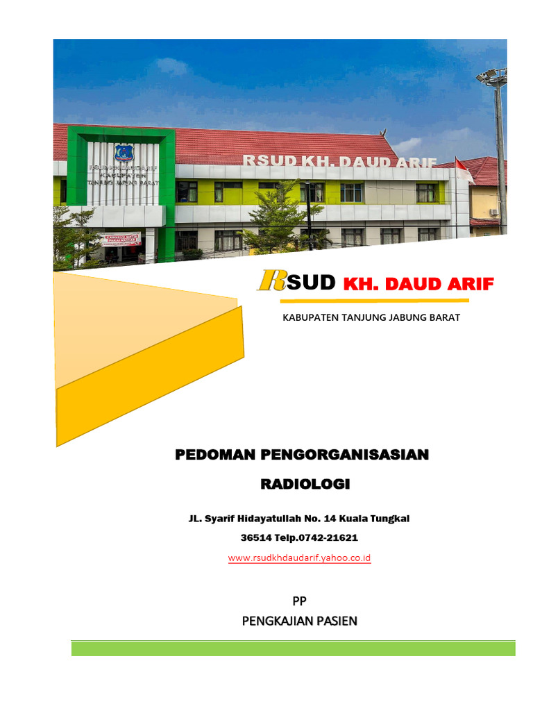 Pedoman Radiologi RSUD K.H. Daud Arif | PDF