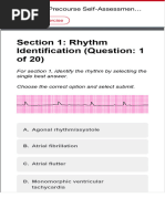 ACLS Rhythms Cheat Sheet | PDF