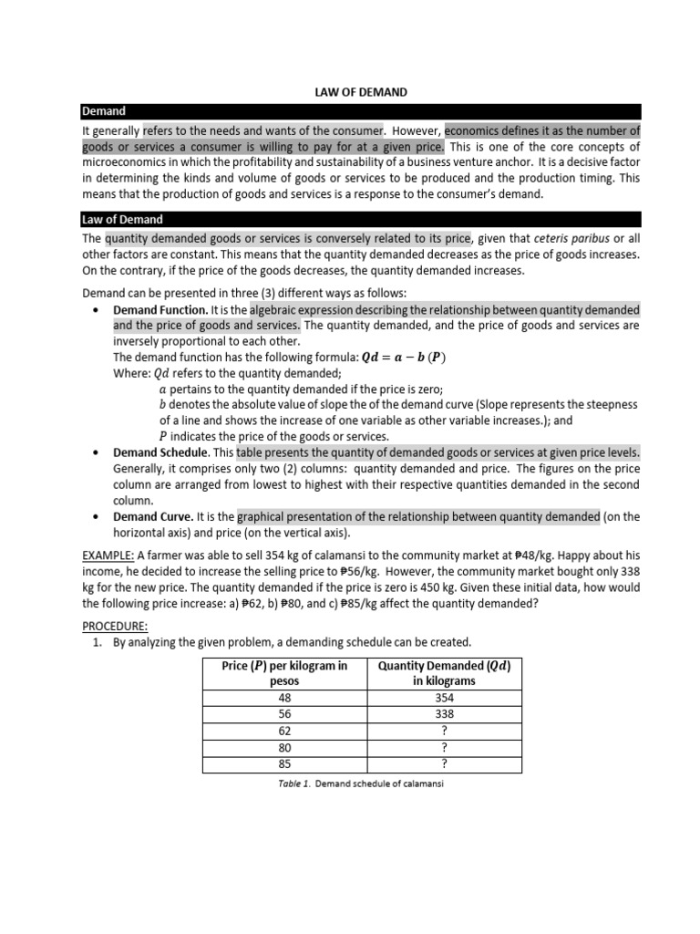 Basic Micro Reviewer - MIdterms | PDF | Tax Incidence | Demand