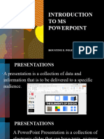 Introduction To Ms Powerpoint