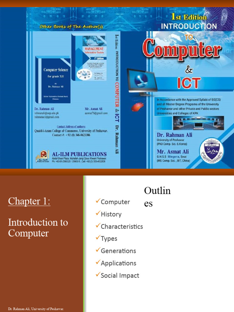 Chapter 1. Introduction To Computer | PDF | Personal Computers ...