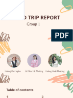 Group 1 - Field Trip Observation