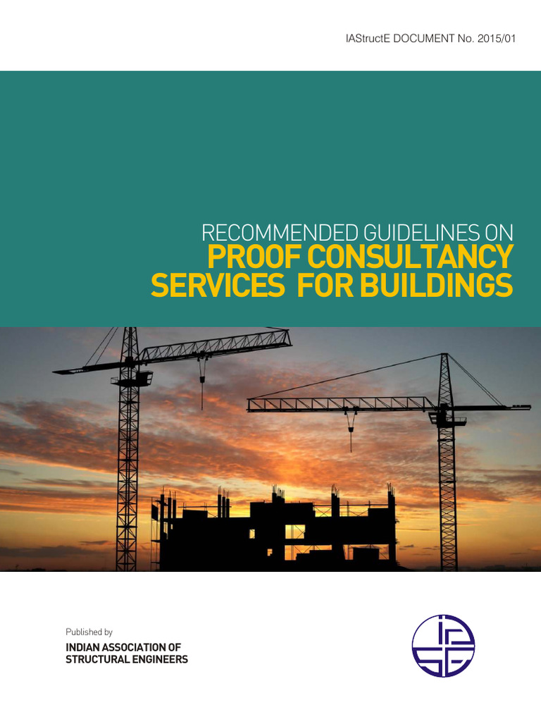 Buildings Proof Consultancy Guidelines PDF Consultant Legal Liability