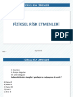 Fiziksel Risk Etmenleri - RADYASYON