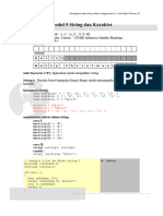 Modul String Dan Karakter