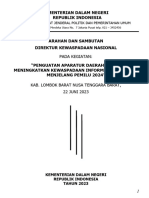 Pada Kegiatan:: Kementerian Dalam Negeri Republik Indonesia