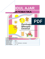 Modul Ajar MTK Kelas 5 - BAB 5