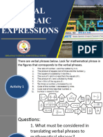 Rational Algebraic Expressions