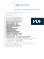 Fiziopatologie LP Lista Subiecte An III