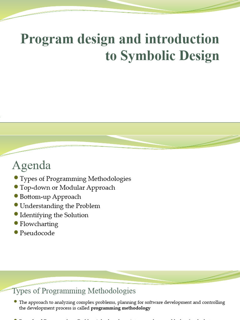 ITE 1122 - Program Design and Introduction To Symbolic Design | PDF ...