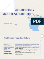 Teknik SOLDERING dan DESOLDERING