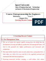 Enterpreneurship For Engineers Course Chapter 5