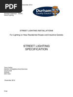 Street Lighting Specification