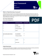 SRV Project Governance Framework