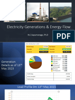 Electricity Generation - Energy Flow 2023 - DR Nilantha Sapumanage