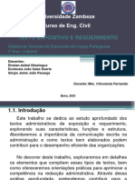 Slide Tecnicas de Expressao Da Lingua Portuguesa