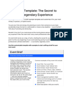 61854cea2c7f3273a0f00ef8 - Event Brief Template - The Secret To Crafting A Legendary Experience - Template - Draft - Oct 7 2021
