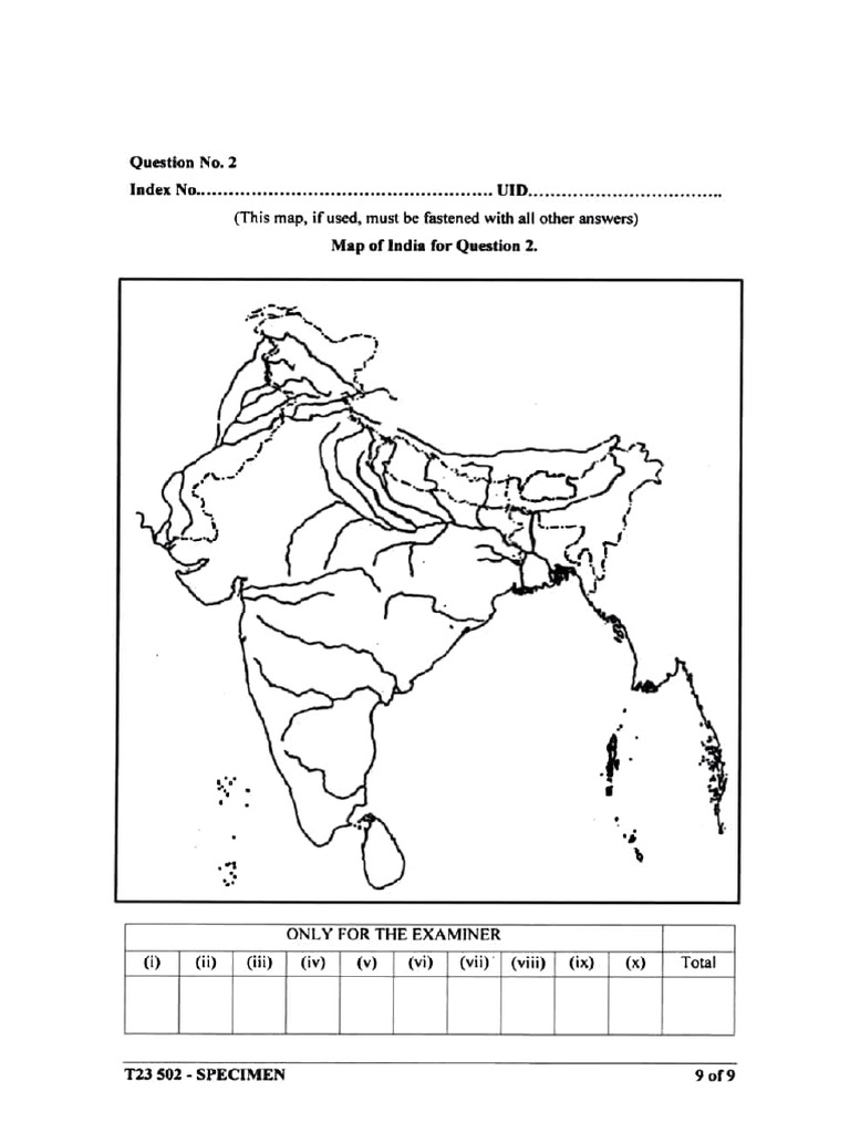 Map Of India Pdf