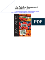 Test Bank For Retailing Management 8th Edition Levy