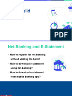 HDFC Net Banking & E Statement