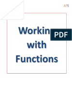 Working With Functions