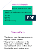 Vitaminsand Minerals
