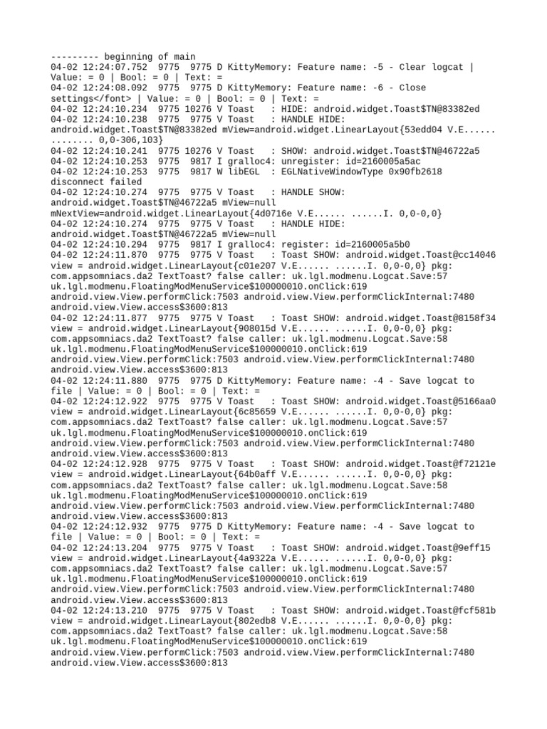 Mod Menu Log - Com - Appsomniacs.da2 | PDF | Software | Computing