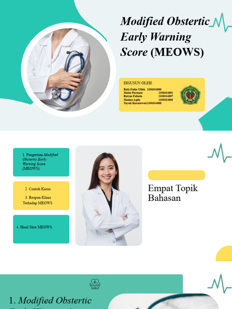 Skor MEOWS dalam Penanganan Kehamilan | PDF | Kesehatan Holistik
