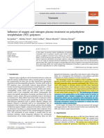 6 - Influence of Oxygen and Nitrogen Plasma Treatment On Polyethylene