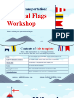 Maritime Transportation - Nautical Flags Workshop by Slidesgo