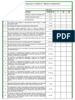 Check-List NR - 12 - Segurança No Trabalho em Máquinas e Equipamentos