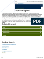 What Are Earthquake Lights U.S. Geological Survey